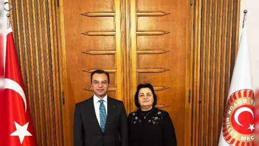 Family of Sadık Ahmet attends opening ceremony of new legislative year at Turkish Parliament