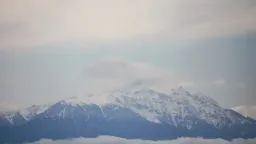 Rare early October snowfall blankets Greece’s mountain peaks