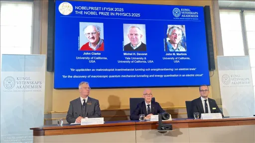 3 awarded Nobel Prize in Physics for their research into quantum mechanics