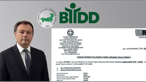 BTTDD President Hasan Küçük banned from entering Greece