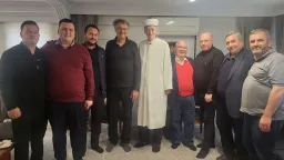 Mayor of Kelsterbach visits Mufti Trampa in İskeçe