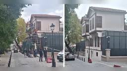 Restoration nears completion at Atatürk House in Selanik