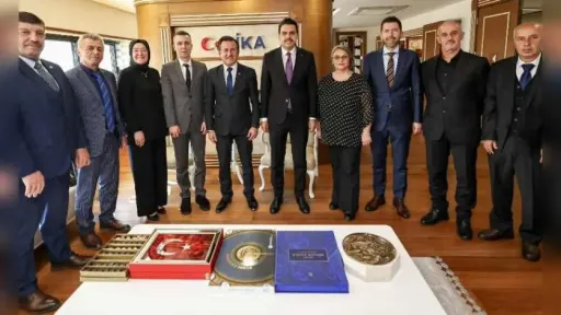 BTTDD İzmit Branch visits TİKA President Abdullah Eren