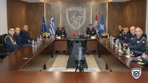 Chief of the Hellenic Tactical Air Force meets Turkish counterpart