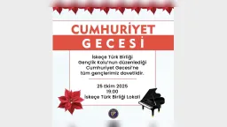 Republic Night Event to be held at the İskeçe Turkish Union