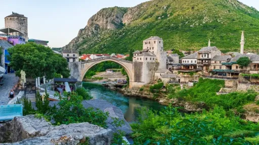 Mostar Bridge marks 32 years since its wartime destruction