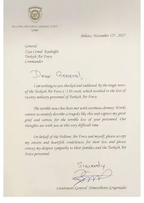 Greece deletes C-130 post criticized as inhumane during Turkish repatriation