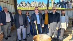 Traditional sacrificial feast continues in Babalar Village