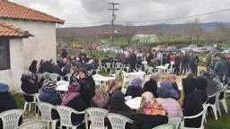 Community members gather for traditional sacrifice event in Mevsimler