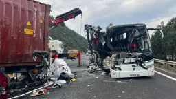 7 killed, 11 injured in bus crash in southeast Türkiye
