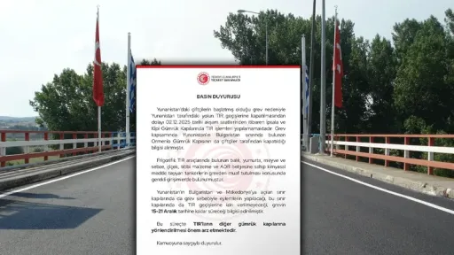 Strike stalls traffic at Greek Border: Truck crossings halted, critical warning issued