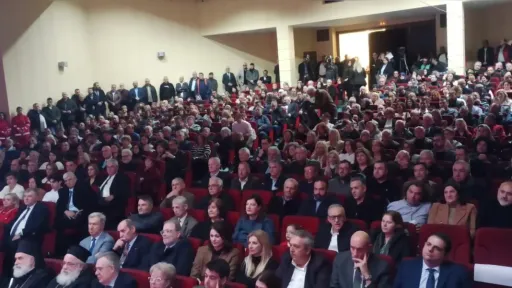 Event by the “Alexandros Baltatzis” Foundation features political undertones and references to farmers’