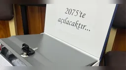 Students of İskeçe Turkish Minority Primary School write letters to the year 2075