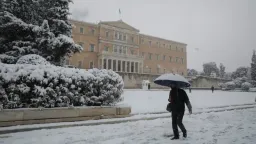 Athens recorded coldest Christmas day in 1909, climateHub says