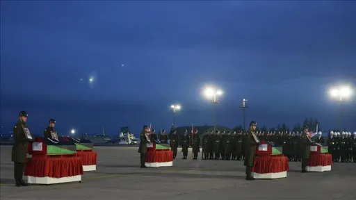 Libyan military delegation killed in plane crash honored at Ankara ceremony