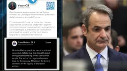 Venezuela fires back at Greek PM Mitsotakis over comments on U.S. action