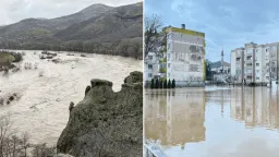 Heavy rain triggers floods in southern Bulgaria