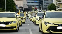 Athens Taxi drivers announce new two-day strike over electric vehicle mandate