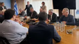 Eastern Macedonia and Thrace Governor Topsidis meets Interior Minister Livanios on New Local Government Code