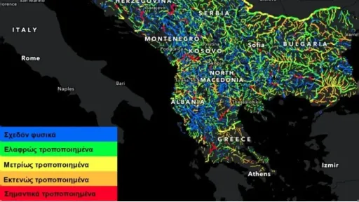 Balkans lose 2,450 km of free-flowing rivers in just 13 years, new study warns