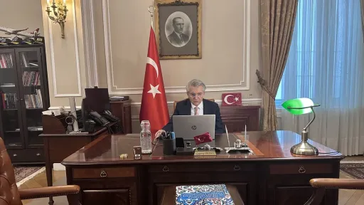 Türkiye’s Ambassador to Athens Çağatay Erciyes takes part in AA’s “Photo of the Year” voting