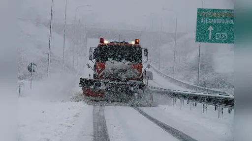 Dramatic decline in snowfall across Thrace, data shows