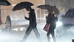 Weather: Clouds, scattered rain, and African dust; slight temperature rise