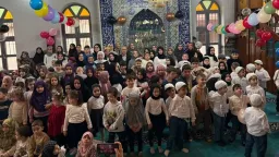 Children in Gümülcine celebrate the arrival of Ramadan with joyful program