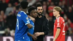 Benfica-Real Madrid match halted over alleged racist abuse targeting Vinicius