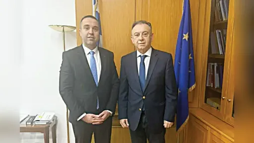 Kozlukebir Mayor meets Deputy Minister Kellas to push forward €3M rural road projects