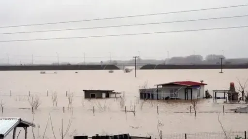 Main levee collapse on Meriç River puts villages at risk in Meriç
