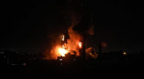 Israeli warplanes strike target in northern Gaza Strip