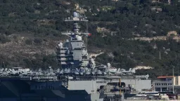 USS Ford leaves Crete for Middle East amid Iran tensions