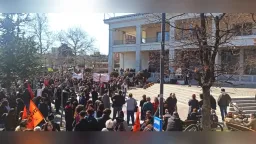 İskeçe marks third anniversary of Tempi Train Disaster with Peaceful Mass Rally