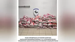 Man arrested in Selanik with 61 kilograms of raw cannabis