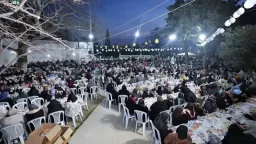 Ramadan spirit celebrated in Gökçeler village with communal iftar