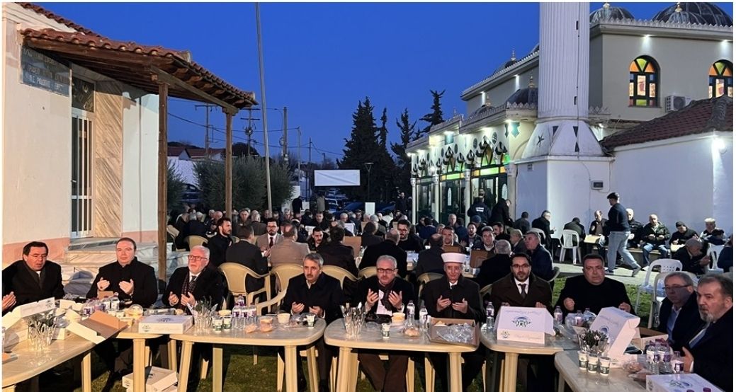 Hundreds gather for Ramadan Iftar in Isiklar Village in Western Thrace