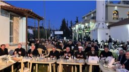 Hundreds gather for Ramadan Iftar in Isiklar Village in Western Thrace