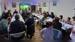 Western Thrace Turks gather for Ramadan Iftar in Viersen, Germany