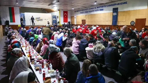 TİKA sets up iftar dinner for 800 people in Bulgaria