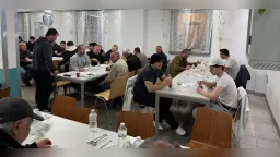 Western Thrace Turks gather for Ramadan Iftar in Homburg