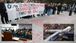 Tempi train crash trial descends into chaos