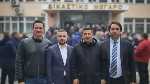 Western Thrace Turkish Minority representatives thank supporters in Çınar Mosque trial