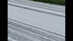 Severe hailstorm turns İskeçe white in minutes, shocking residents