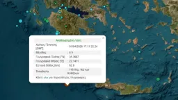Moderate earthquake strikes eastern Mediterranean, no damage reported