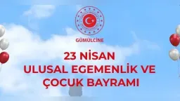 Turkish Consulate in Gümülcine announces Children’s Day celebration program