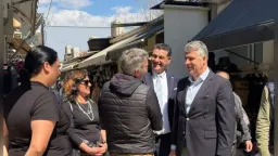 Eastern Macedonia Governor holds meetings with local stakeholders in İskeçe ahead of Easter