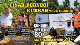Çinar Association launches 2026 Qurban donation campaign for Uganda and Gaza