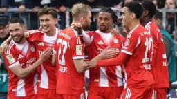Bayern Munich break 54-year Bundesliga record after a 5-0 win over St. Pauli