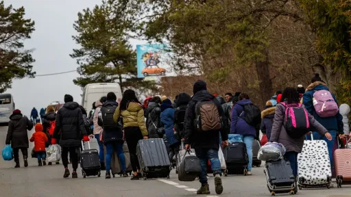 EU hosts 4.4M people fleeing Ukraine as of February